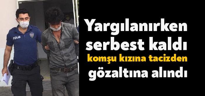 Kocaeli'nin Darıca ilçesinde, 15 yaşındaki kız çocuğunu tacizde bulunduğu iddiasıyla