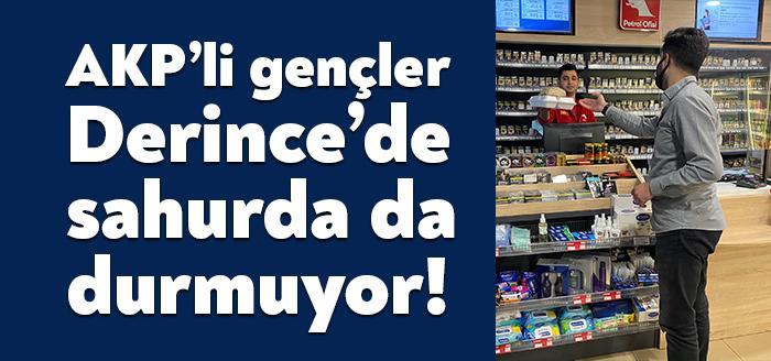 AKP Derince Gençlik Kolları “Sahura 5 Kala” ile sahur vaktinde