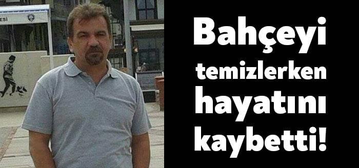 Kandıra’ya bahçe bakımı için gelen Hüseyin Kırtay (55) yol kenarında