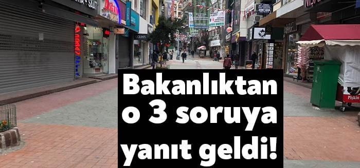 İçişleri Bakanlığı'nın resmi internet sitesinde, corona virüsü ile mücadele kapsamında