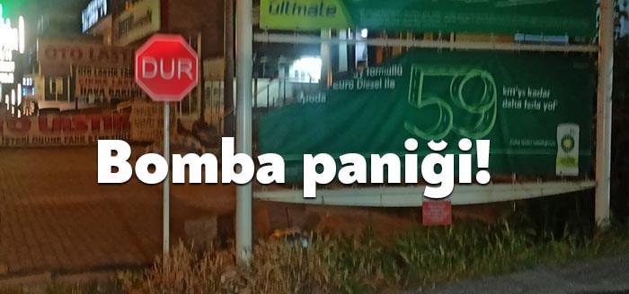Kartepe İstasyon Mahallesinde bulunan bir banka şubesi önüne bırakılan boş