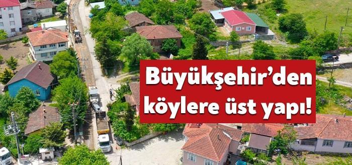Dilovası Tepecik Köyü’nde, yol konforunun arttırılması için üstyapı çalışması gerçekleştiriliyor.