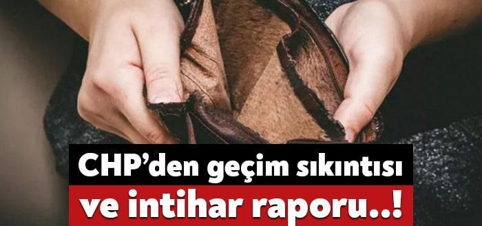 CHP son yıllardaki intiharlarla ilgili bir rapor hazırladı. Rapora göre