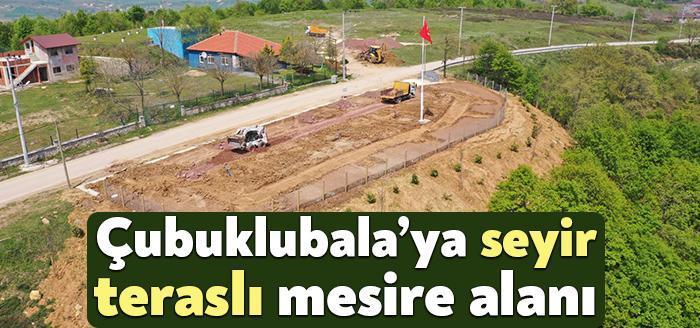 Kocaeli Büyükşehir Belediyesi, Kandıra Çubuklubala Mahallesi'nde seyir teraslı mesire alanına