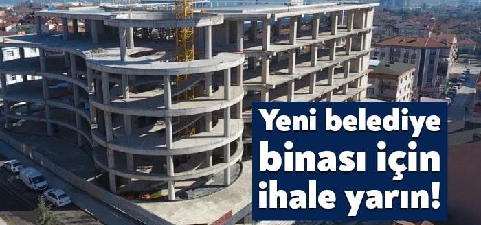Derince Belediyesi Yeni Hizmet Binası ihalesi yarın yapılacak. Yeni hizmet