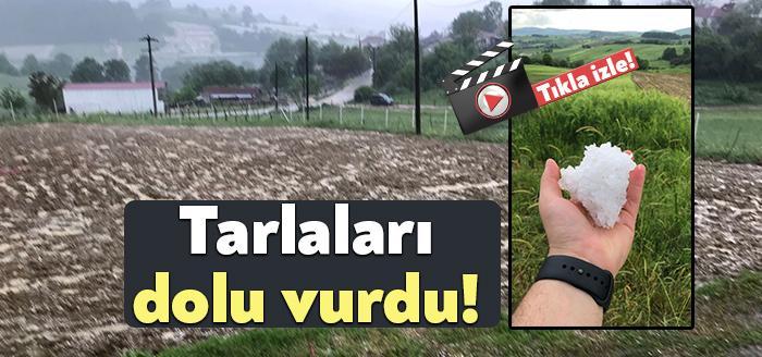 Kocaeli’de şehrin yüksek kesimlerinde bugün dolu etkili oldu. Derince Tahtalı’da