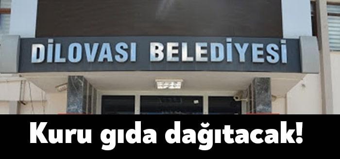 Kocaeli’de Dilovası Belediyesi kuru gıda dağıtımı yapmak için kolları sıvadı.