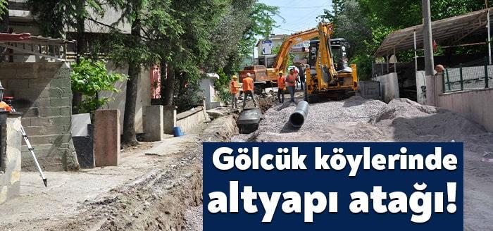 Büyükşehir Belediyesi tarafından, İhsaniye Kent Meydanı’nda yağmur suyu altyapı çalışmasına