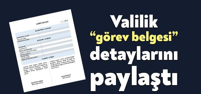 Kocaeli Valiliği, çalışma izni görev belgeleriyle ilgili alınan kararları açıkladı.