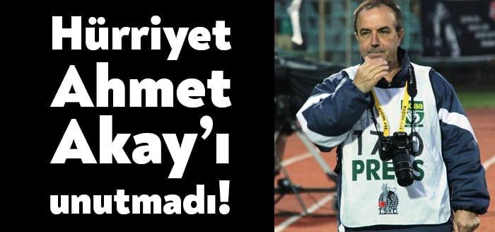 Kentimizin sporuna büyük katkı sunan duayen gazeteci Ahmet Akay’ı birinci