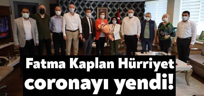 İzmit Belediye Başkanı Fatma Kaplan Hürriyet bir süre önce corona