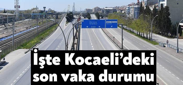 Sağlık Bakanlığı’nın haftalık vaka sayılarını açıkladı. Yeni haritaya göre; Kocaeli’de