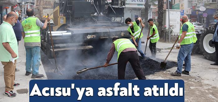 Şehrin yaya ve araç trafiğinin en yüksek olduğu bölgelerden Acısu’da