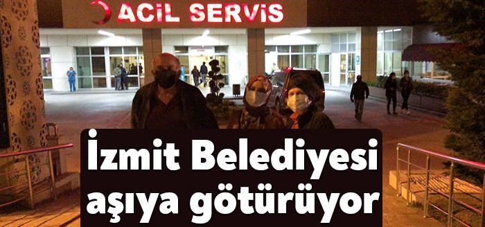  İzmit Belediyesi, aşı olmak isteyen 60 yaş üstü ve engelli