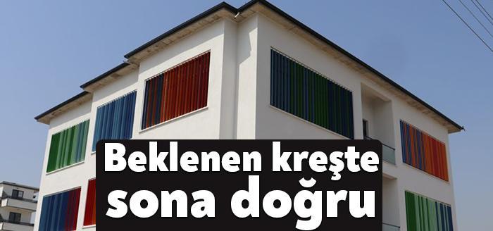 İzmit Belediyesinin yapımında son aşamaya geldiği Yeşilova Gündüz Bakımevi ve