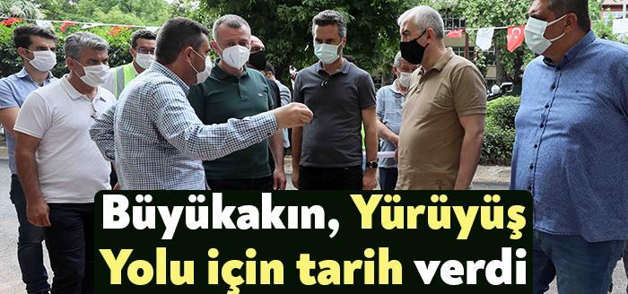 İzmit Yürüyüş Yolu’nda inceleme gerçekleştiren Başkan Büyükakın, “Yıl sonuna kadar