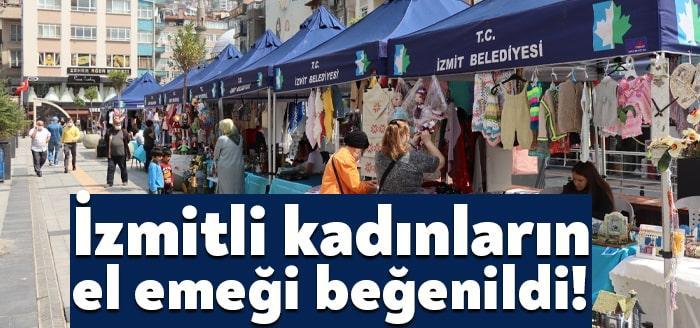 İzmit Belediyesi, kadın girişimcilerin el emeği ürünlerini vatandaşlarla buluşturmak için