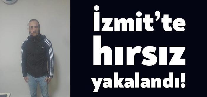İzmit'te açıktan hırsızlık yaptığı iddia edilen bir kişi polis ekipleri