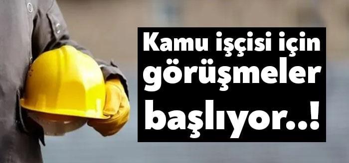 Kamu işçilerini ilgilendiren toplu sözleşmelerde takvimin bu hafta içinde belirlenmesi