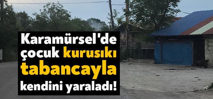 Kocaeli'nin Karamürsel ilçesinde babasının kuru sıkı tabancasıyla oynarken kazara tetiğe