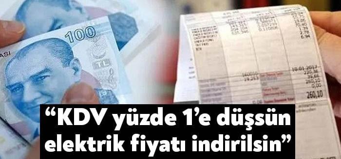CHP, vatandaşın elektrik faturalarına ek maliyetler yükleyen unsurların azaltılması için