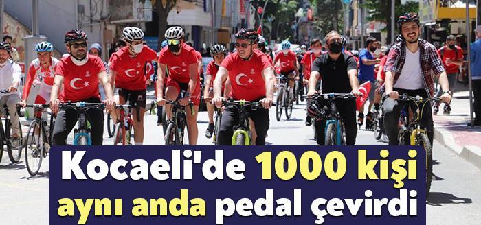 Kocaeli Büyükşehir Belediyesi tarafından düzenlenen “19 Mayıs Bisiklet Turu" için