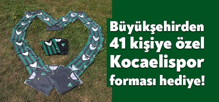 Kocaeli Büyükşehir Belediyesi sosyal medya üzerinden yapılan çekilişle 41 kişiye