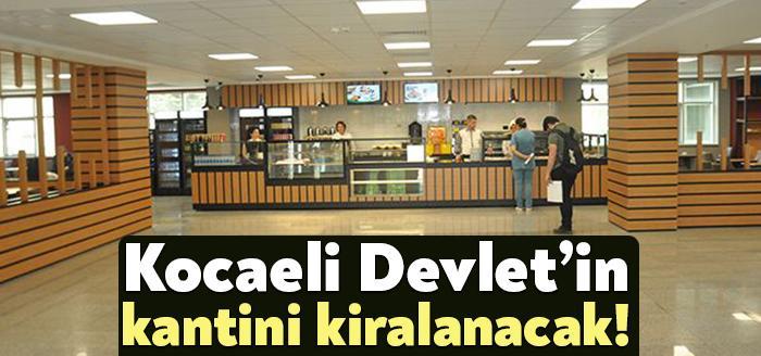 T.C. Kocaeli Valiliği İl Sağlık Müdürlüğü, Kocaeli Devlet Hastanesi kantinini