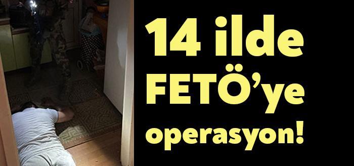 Çanakkale merkezli 14 ilde, FETÖ/PDY'nin yeni yapılanmasına yönelik düzenlenen eş