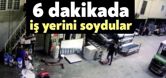 Gebze ilçesinde, prefabrik bina imalatı yapan bir iş yerinin kapısını