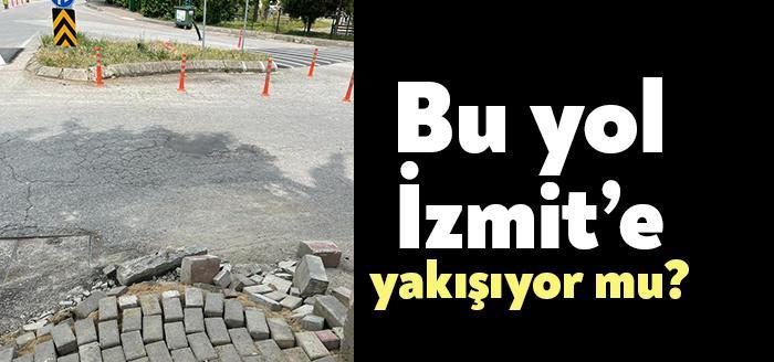 Kocaeli’nin İzmit ilçesi Cumhuriyet Mahallesi’nde yolların bakımsızlığı nedeniyle bölge sakinleri