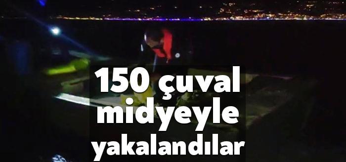 Kocaeli İl Emniyet Müdürlüğü ekipleri tarafından Dilovası açıklarında kaçak olarak