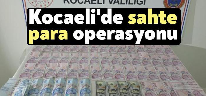 Kocaeli'de piyasaya sahte para sürmeye çalışan 9 kişi gözaltına alındı.