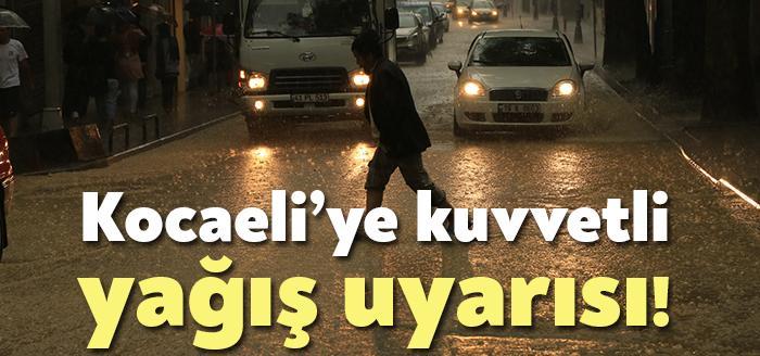 Kocaeli Valiliği, Marmara Bölgesi’nin doğusunda yerel kuvvetli yağış beklendiğini açıkladı