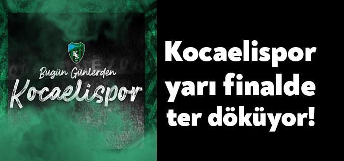 Misli.com 2. Ligi’nde mücadele eden Kocaelispor bugün Play Off yarı