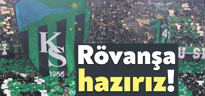 Ankara Demirspor ile Play Off rövanş maçına çıkacak Kocaelispor'da moraller