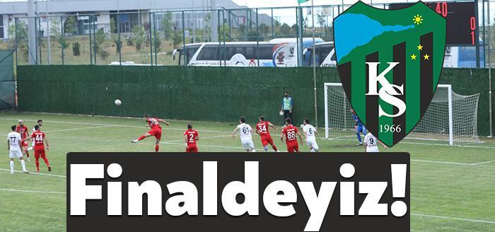 Kocaelispor, bugün Hekimoğlu deplasmanında yarı final maçında 2-2'lik galibiyetle finale
