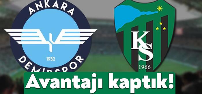 Play-Off mücadelesinin ilk maçında Kocaelispor Ankara Demirspor’a konuk oldu. İlk
