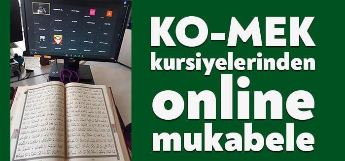 Büyükşehir Belediyesi Meslek ve Sanat Eğitim Kurslarının kursiyerleri mukabele geleneğini