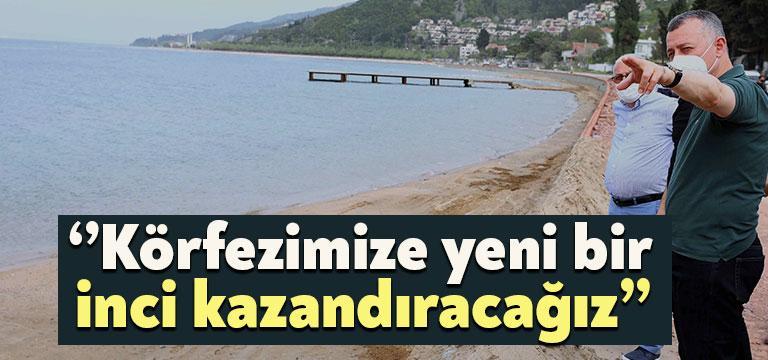 Kocaeli Büyükşehir Belediye Başkanı Tahir Büyükakın, 1200 kamyon deniz kumu