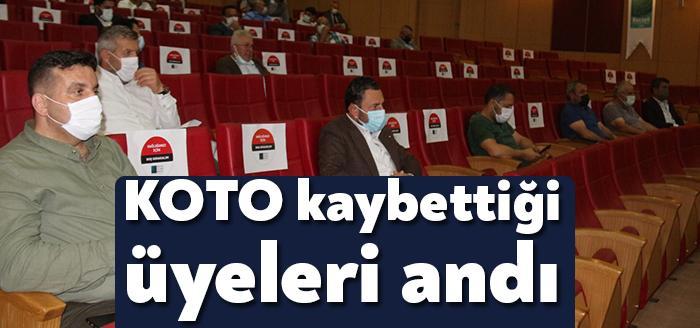Kocaeli Ticaret Odasının katılımlı Mayıs Ayı Meclis Toplantısı’nda vefat eden