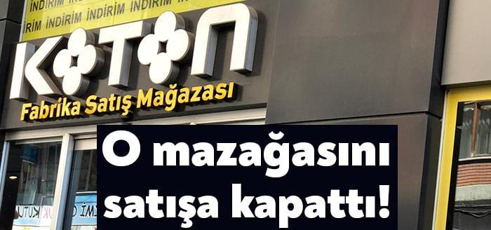 Türkiye’nin en büyük hazır giyim firmalarından biri olan KOTON, İzmit’te