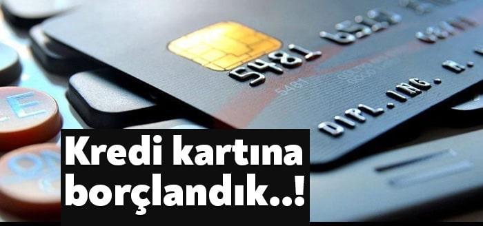 Kredi kartlarında borç bakiyesi bir yılda 50 milyar liralık artışla
