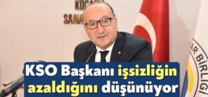 Ayhan Zeytinoğlu da işsizliğin azaldığını düşünüyor