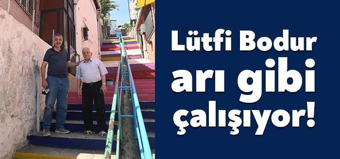 Hacı Hızır Mahalle Muhtarı Lütfi Bodur azalarıyla birlikte mahallesinde aktif