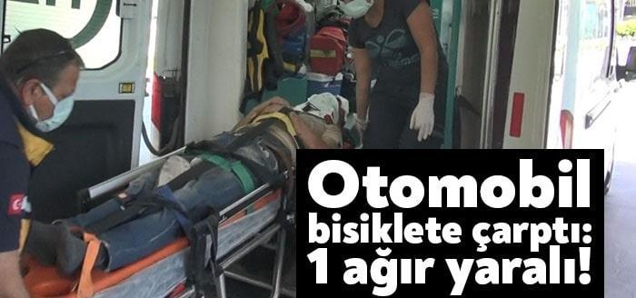 Kocaeli’nin Başiskele ilçesinde otomobilin çarptığı bisikletli vatandaş ağır yaralandı