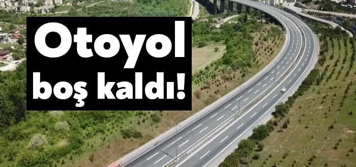 Kocaeli'de tam kapanma tedbirleri kapsamında uygulanan sokağa çıkma kısıtlaması ve
