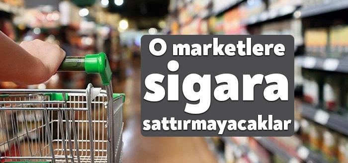 Hükümet, zincir marketlere sigara satışına yasak getirerek bakkal gibi küçük