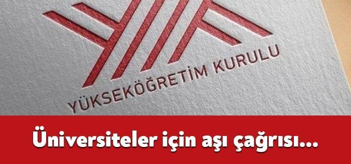 YÖK, Sağlık Bakanlığı'na gönderdiği yazı ile üniversitelerde yüz yüze eğitimin