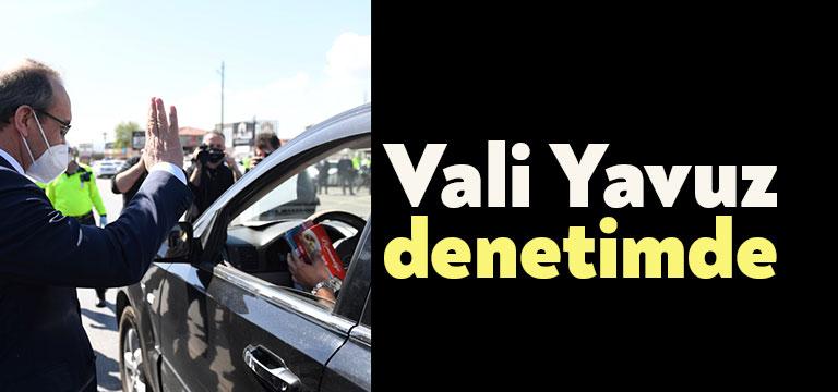 Kocaeli Valisi Seddar Yavuz Kartepe’de trafik denetimlerine katıldı